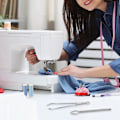Miniatyrbild 5 av 5: 4 st Lättdrag Metall Elastisk Nålträdare med Sömnadsklämma, Dragsko S