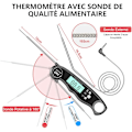 Miniatyrbild 5 av 5: Kötttermometer, 3s omedelbar avläsning matlagnings termometer, kötttermometer,