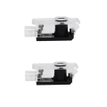 Miniatyrbild 3 av 5: 2 st välkomstlampor passar till Audi A6L/A4L/A3/A5//Q3/Q5/
