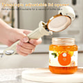 Miniatyrbild 3 av 5: 3 i 1 Burköppnare, Justerbar Manuell Glasöppnare, Rostfritt Stål Multi-Func