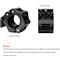 Miniatyrbild 2 av 5: 4 st Dumbbell Clamp Ring Collar, 30mm Dumbbell Clamps, Dumbbell Collar Clips, Barbell Collar Locking Ring Release Dumbbell Lock Clamp Lock Barbell Collar
