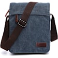 Miniatyrbild 1 av 4: Män axelväska, canvas crossbody väska, 13,3 tum laptop väska, messenger