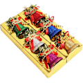Miniatyrbild 1 av 5: 6-pack krukväxter julgransprydnader familjefestdekorationer julgransfest