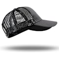 Miniatyrbild 5 av 5: Amerikansk flaggtruckerkeps - Snapback keps, basebollkeps för män kvinnor - Andningsbart nät på sidan, justerbar passform - För vardagskläder