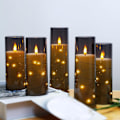 Miniatyrbild 4 av 5: Flamlösa LED-ljus med timer 5 st flimrande flamlösa ljus för Roma