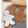 Miniatyrbild 3 av 5: Halloween Dödskalle Pepparkaksmän Biscuit Cutter 3D Fondant Biscuit Mold Baki