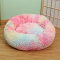 Miniatyrbild 2 av 3: Inomhus katthus säng, färgglad söt mjuk säng för katt-50cm i diameter