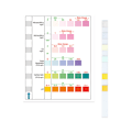 Miniatyrbild 2 av 4: 100-pack 6-i-1 akvarietest-remsor