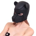 Miniatyrbild 3 av 5: Rollspel Röd Hund Mask Rollspel Fullt Huvud med Mask (Svart)