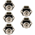 Miniatyrbild 5 av 5: 5-pack Mini Push Button Lås för Skåpdörr Husvagn Husbil