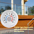 Miniatyrbild 4 av 5: Självhäftande utomhustermometer mätverktyg fönster dörrar och fönster w