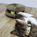 Miniatyrbild 2 av 5: Magisk orgel kattklösbräda - med en leksaksklocka, interaktiv skrapa katt leksak, katt slipning klo skrapa bräda, hopfällbar