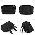 Miniatyrbild 3 av 5: Liten Molle-väska Taktisk Utility Pouch Edc Extra Väska Militär