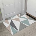 Miniatyrbild 3 av 3: Dörrmatta Dammsäker Entrédörrmatta Modern Dekorativ Entrématta Absorberande Polyester Halkskydd Entrématta för Inomhus Utomhus #6 50 * 80cm