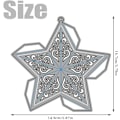 Miniatyrbild 5 av 5: 3D Stjärnformade Metallstansar för Scrapbooking, DIY-Stansning, Prägling och Klippning