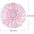 Miniatyrbild 5 av 5: 2 st extra stora sovmössor Jumbo Large Satin Bonnet med C