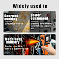 Miniatyrbild 2 av 5: Laser Infraröd Termometer Digital Pistol -50-600°C，Gul