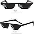 Miniatyrbild 3 av 5: [3-pack] Solglasögon, Herr Dam Glas 8 Bit Pixel Mosaik Glasögon Ph