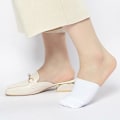 Miniatyrbild 5 av 5: Toe Topper Socks No Show Liner Half Socks för kvinnor Sömlös grepp halkfri