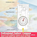 Miniatyrbild 3 av 5: Navigationskompass Pojkscoutkompass Orienteringskompass Lättviktig