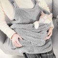 Miniatyrbild 3 av 5: Husdjur sovsäck fleece förkläde över axeln bärbar sovsäck