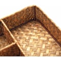 Miniatyrbild 2 av 5: Rattan te-påshållare, kaffe/sockerpåseorganisatör, vävd delad