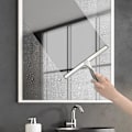 Miniatyrbild 3 av 4: Multifunktionell fönsterraka i rostfritt stål för duschdörrar, badrum,