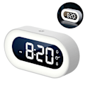 Miniatyrbild 1 av 5: Ljusstark LED-väckarklocka med snooze-funktion Student Sängbord