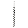 Miniatyrbild 3 av 4: 460mm Hex Shank Point Brad Point Auger Drill Bit Spiral Woodworki
