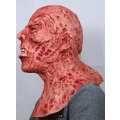 Miniatyrbild 4 av 5: Latexmask för vuxna, Halloween-dräkt, läskig mask, mardrömsgata