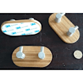 Miniatyrbild 3 av 5: Självhäftande krok, väggkrokar för badrumshanddukshållare krokar kök
