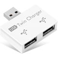 Miniatyrbild 1 av 3: 2x Usb2.0 2 Port, 2 Port Bärbar Usb Hub, Hane Till Dubbel Usb Hona