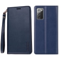 Pikkukuva 1 / 11: Samsung Galaxy Note 20 - Elegant Plånboksfodral (HANMAN) Marinblå