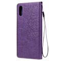 Miniatyrbilde 8 av 11: Xiaomi Redmi 9AT - Elegant Floveme Plånboksfodral Lila