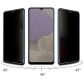 Miniatyrbilde 8 av 11: 2-PACK Samsung Galaxy A13 5G Skärmskydd Anti-Spy HD 0,3mm Svart