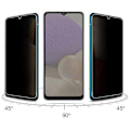 Pikkukuva 8 / 11: 2-PACK Samsung Galaxy A13 5G Skärmskydd Anti-Spy HD 0,3mm Svart