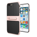 Miniatyrbild 9 av 11: iPhone 8 Plus - Skyddsskal med Kickstand från LEMAN Rosa