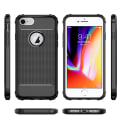 Pikkukuva 2 / 10: Smart Skyddsskal från LEMAN (Värmeavledande) iPhone 8 Röd
