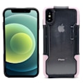 Miniatyrbilde 1 av 11: iPhone X/XS - Stilrent Skyddande Skal Rosa