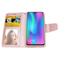 Miniatyrbillede 8 af 10: Huawei Y6 2019 - Elegant Smart Plånboksfodral (Hanman) Guld