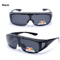 Miniatyrbillede 1 af 9: Polariserade Solglas�gon �verdrag f�r Glas�gon Svart