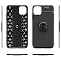 Miniatyrbillede 10 af 11: iPhone 12 - Stilfuldt AUTO FOCUS cover med ringholder Svart/Blå
