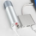Pikkukuva 11 / 11: Effektfull Laddningsbar LED Ficklampa Svart Svart