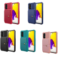 Miniatyrbillede 6 af 6: Samsung Galaxy A72 - Professionellt Skal med Korthållare Red