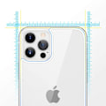 Pikkukuva 10 / 11: iPhone 13 Pro Skärmskydd Baksida 0,3mm Transparent