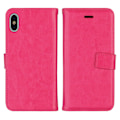 Miniatyrbillede 1 af 11: iPhone X/XS - Elegant Pungeetui (Jensen) Rosa