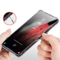 Miniatyrbillede 8 af 11: Samsung Galaxy S21 FE Skal Tjocka Hörn Ergonomisk Design Transparent