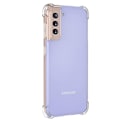Pikkukuva 4 / 5: Samsung Galaxy S21 - Skyddsskal med Effektiv Stötdämpning Transparent