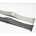 Miniatyrbilde 1 av 11: Apple Watch 38mm - Stilren stållänk i rostfritt stål Svart