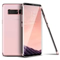 Pikkukuva 5 / 11: Samsung Galaxy Note 8 - Stötdämpande Silikonskal Röd Röd